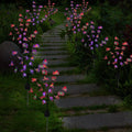 2-Piece: Solar Powered Garden Light Orchid by DailySale
