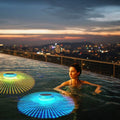 2-Piece: Solar Powered LED Pool Light Gradient Multicolor Changing by DailySale
