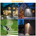 2-Piece: Solar Spotlight Outdoor Dusk Waterproof by DailySale
