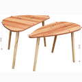 2-Piece: Teardrop Nesting Coffee Tables by DailySale
