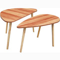 2-Piece: Teardrop Nesting Coffee Tables by DailySale