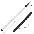 2-Piece: Telescoping Tarp Poles Portable Aluminum Awning Poles by DailySale