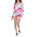 2-Piece: Tie-Dye Hoodie and Shorts Lounge Sets by DailySale