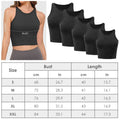 2-Piece: Women Sleeveless Cropped Tank top High Neck by DailySale