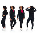 2-Piece: Women's Athleisure Fleece Jogger Sweatpants and Hoodie with Pocket Set by DailySale