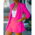 2-Piece: Women's Basic Shirt Collar Blazer by DailySale