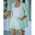2-Piece: Women's Basic Shirt Collar Blazer by DailySale