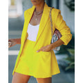 2-Piece: Women's Basic Shirt Collar Blazer by DailySale