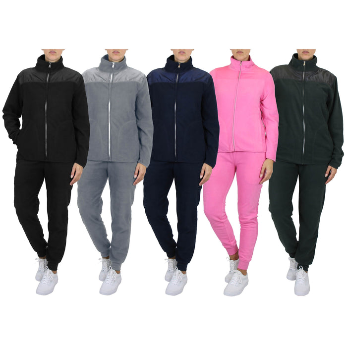 2-Piece: Women's Fashion Sweater and Jogger Polar Fleece Matching Set by DailySale
