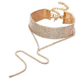 2-Piece: Women's Synthetic Diamond Y Necklace by DailySale