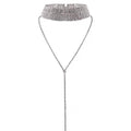 2-Piece: Women's Synthetic Diamond Y Necklace by DailySale