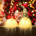 2-Pieces: 11" Lighted Christmas Gnome Santa by DailySale