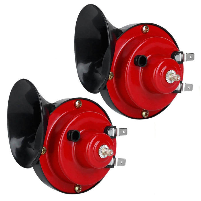 2-Pieces: 115DB Car Snail Horns 12V by DailySale
