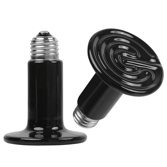 2-Pieces: 150W Infrared Reptile Heat Lamp No Light Emitting by DailySale