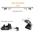 2-Pieces: Car Roof Top Crossbar Rack by DailySale