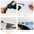 2-Pieces: Car Roof Top Crossbar Rack by DailySale