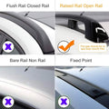 2-Pieces: Car Roof Top Crossbar Rack by DailySale