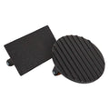 2-Pieces: Cast Iron Grill Press Pre-Seasoned Steak Weights Smash Burger Press by DailySale