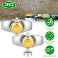 2-Pieces: Circular Spot Sprinkler 60 Degree with Gentle Water Flow by DailySale