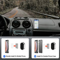 2-Pieces: Foldable Magnetic Car Phone Holder by DailySale