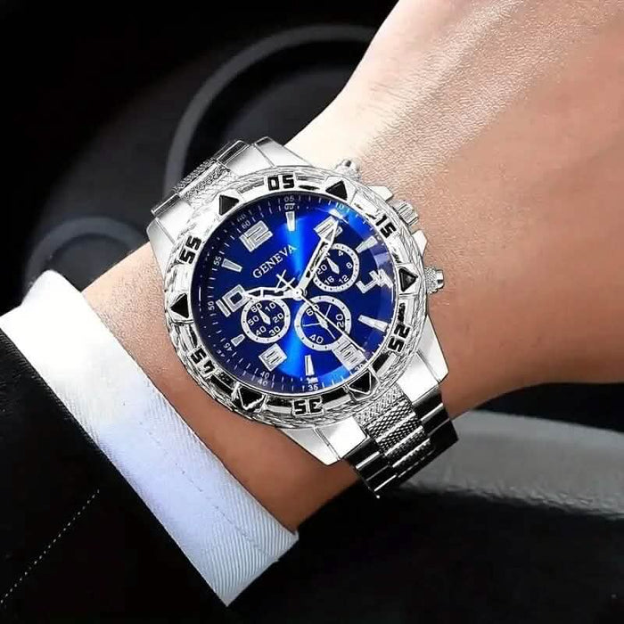 2-Pieces: High-End Fashion Handsome Quartz Wrist Watch by DailySale