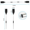 2-Pieces: Kayak Paddles Aluminum Alloy Detachable Canoe by DailySale