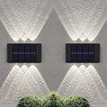 2-Pieces: Outdoor Wall Light Solar Waterproof LED Light by DailySale