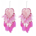 2-Pieces: Romantic LED Dream Catcher with Feather Dreamcatcher Night Light by DailySale