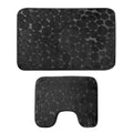 2-Pieces Set: Bathroom Rugs Luxury Flannel Non-Slip by DailySale
