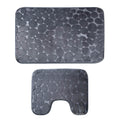 2-Pieces Set: Bathroom Rugs Luxury Flannel Non-Slip by DailySale