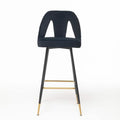 2-Pieces Set: Contemporary Upholstered Barstool by DailySale