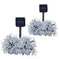 2-Pieces: Solar Power String Lights 50 LED Beads Fairy Sakura Flower by DailySale
