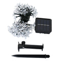 2-Pieces: Solar Power String Lights 50 LED Beads Fairy Sakura Flower by DailySale