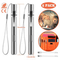 2-Pieces: Stainless Steel Flashlight Repair Water Resistant for Medical Students by DailySale