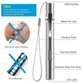 2-Pieces: Stainless Steel Flashlight Repair Water Resistant for Medical Students by DailySale