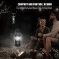 2-Pieces: Super Bright LED Camping Lantern - Portable and Collapsible Emergency Flashlight with Battery Power by DailySale