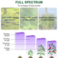 2-Pieces: Ultra-Thin LED Grow Lights for Indoor Plants with 126 LEDs by DailySale