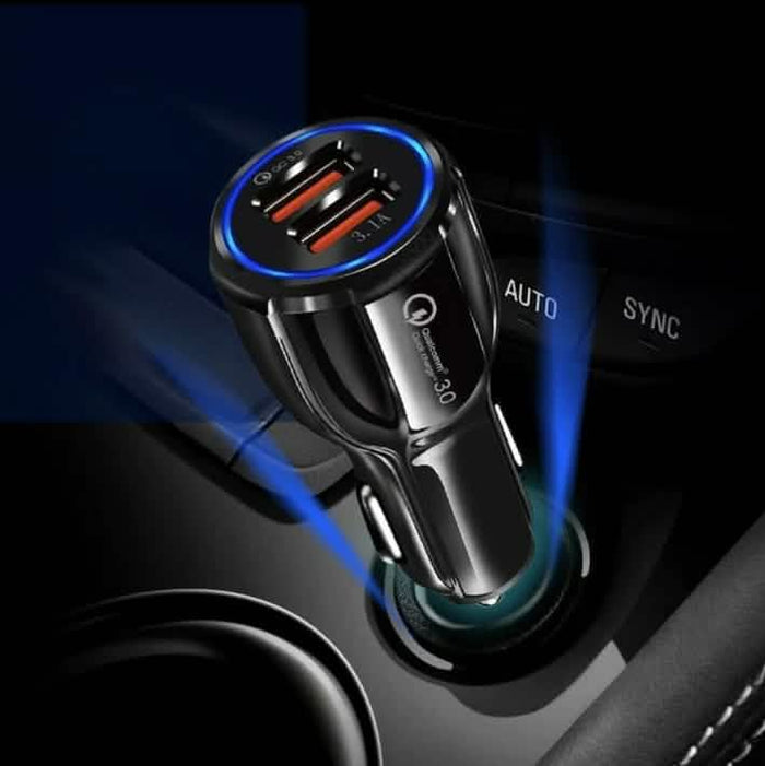 2-Port USB Fast Car Charger Adapter by DailySale