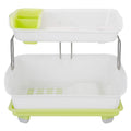 2-Tier Dish Drying Rack Cutlery Drainer by DailySale