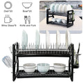 2-Tier Dish Drying Rack Drainboard Set by DailySale