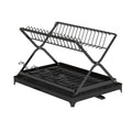 2-Tier Dish Drying Rack with Cup Holder and Drainboard by DailySale