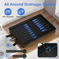 2-Tier Dish Drying Rack with Cup Holder and Drainboard by DailySale