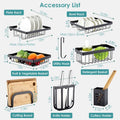 2-Tier Over the Sink Dish Drying Rack by DailySale