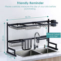 2-Tier Over the Sink Dish Drying Rack by DailySale