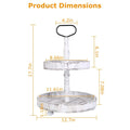 2-Tier Serving Tray Round Farmhouse Kitchen by DailySale