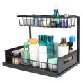 2-Tier Under Sink Organizer Pull Out Basket Storage by DailySale