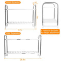 2-Tier Under Sink Organizer Retractable Kitchen Rack Holder by DailySale