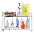 2-Tier Under Sink Organizer Retractable Space Saving Storage by DailySale