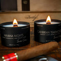 2 Wood Wick Candle Set for Men | Masculine Scent | Gift Box by Active Doodie Gear­®