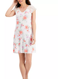 Charter Club Lace-Sleeve Chemise Nightgown, Size Small by Vanessa Jane